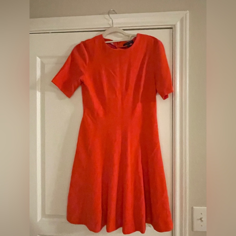 Banana Republic Vibrant Red Midi Dress